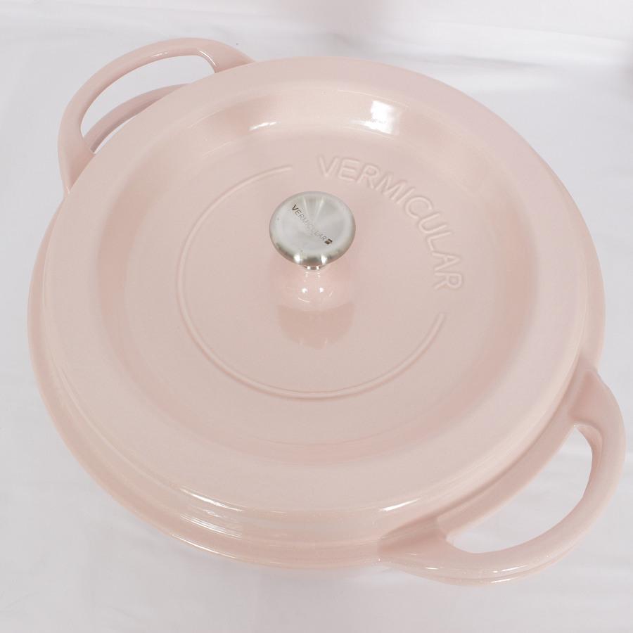 ボーナスストア+5％【新品】バーミキュラ オーブンポットラウンド 26cm パールピンク PNK26R 専用レシピブック付き 無水 ホーロー 両手鍋 VERMICULAR 本体 |  | 02