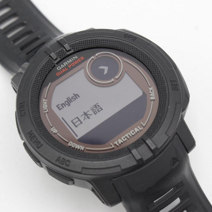 【ボーナスストア+5％】GARMIN Instinct 2 Dual Power Tactical Edition Black 010-02627-43 スマートウォッチ ガーミン インスティンクト 本体 |  | 02