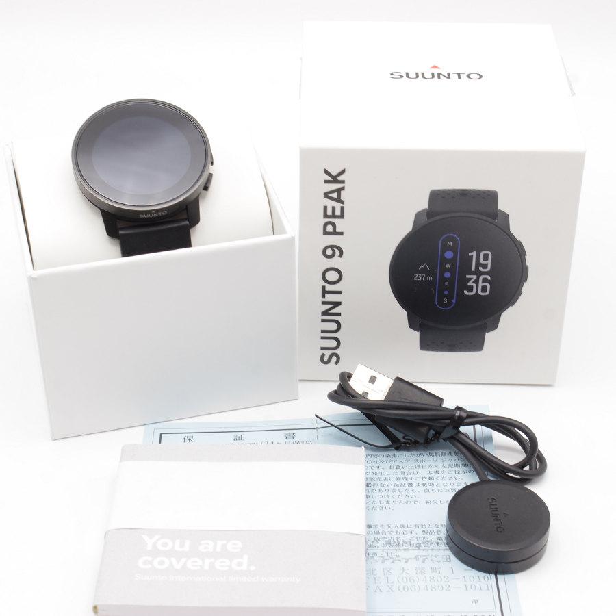 ボーナスストア+5％】SUUNTO 9 PEAK ALL BLACK SS050522000 スマート  