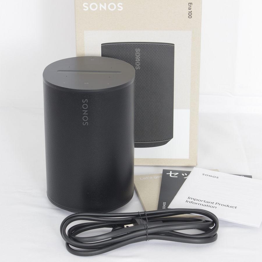 ボーナスストア+5％【美品】Sonos Era 100 E10G1JP1BLK ブラック  