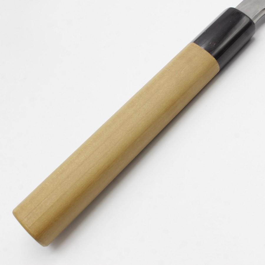 ボーナスストア+5％【未使用】重房 鍛地 ダマスカス 柳包丁 尺一 栗型柄 刃渡り約330mm 桐箱 鞘付 和包丁 柳刃 |  | 02