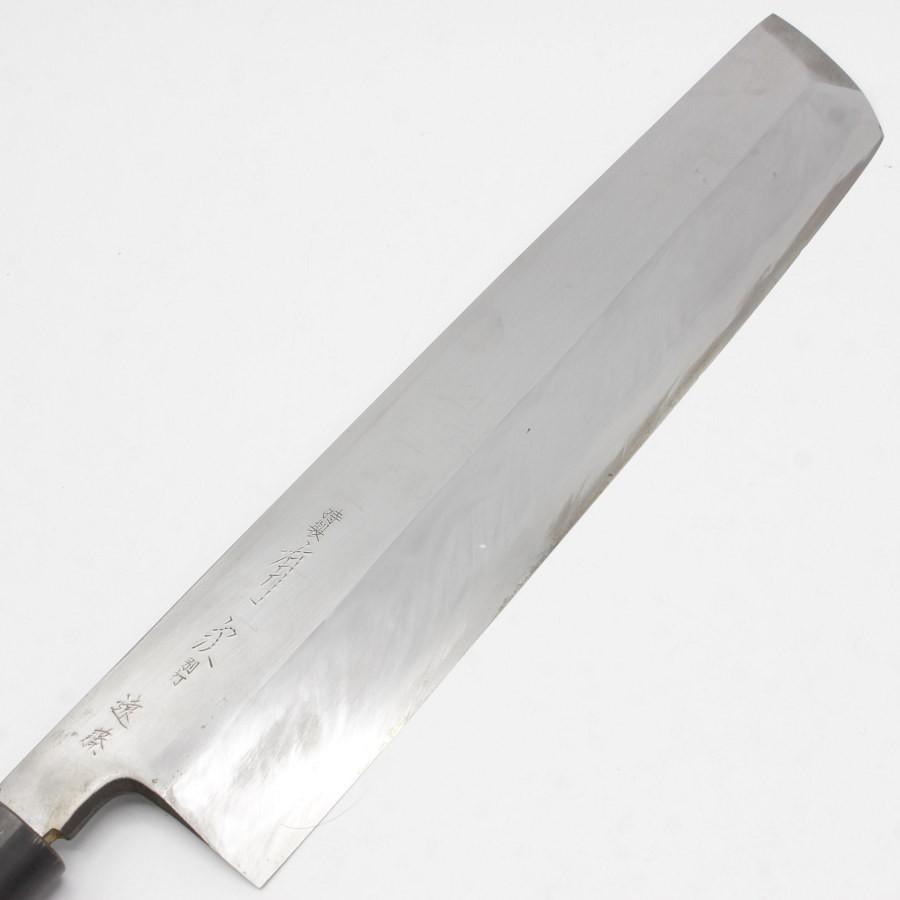 【ボーナスストア+5％】有次 青鋼 鱧切り包丁 一尺 栗型柄 鞘付 刃渡り約300mm 和包丁 ハモ |  | 01