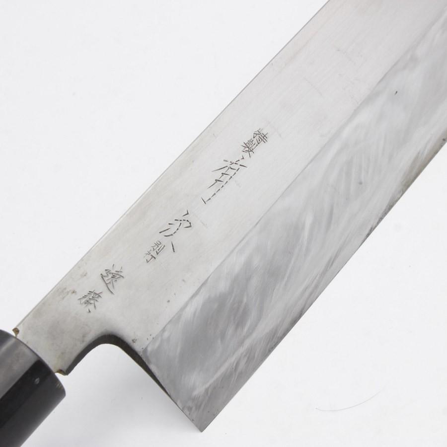 【ボーナスストア+5％】有次 青鋼 鱧切り包丁 一尺 栗型柄 鞘付 刃渡り約300mm 和包丁 ハモ |  | 03