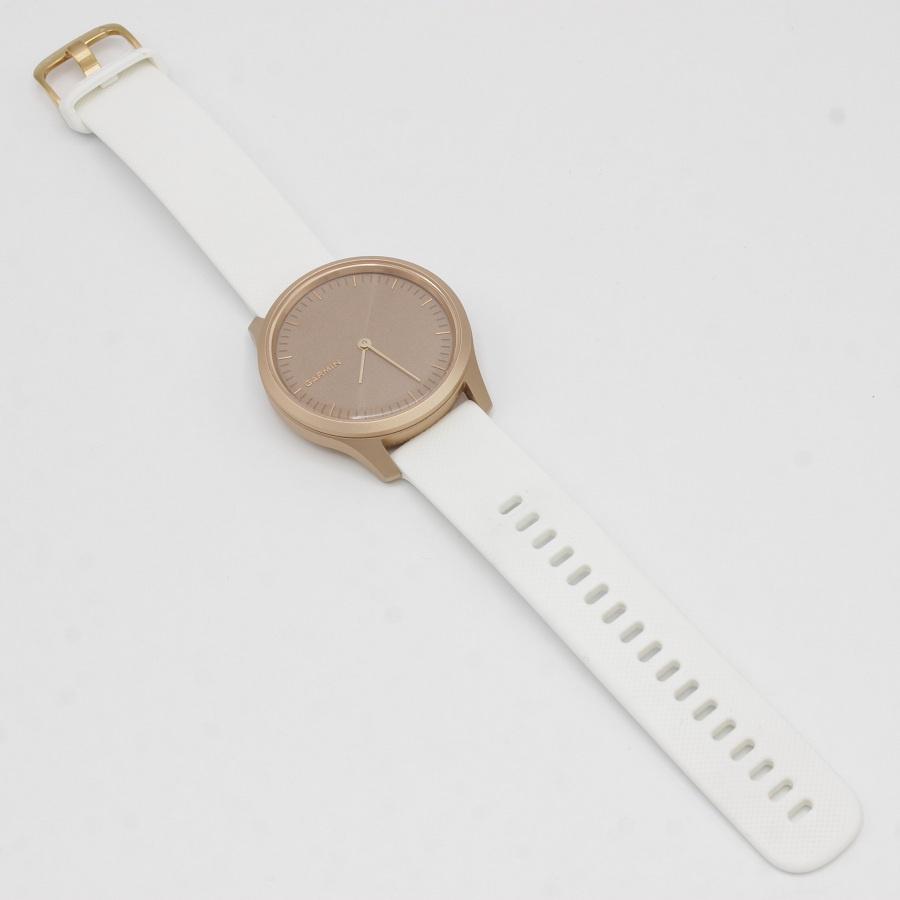 ボーナスストア+5％】Garmin vivomove Style White/Rose Gold 010 