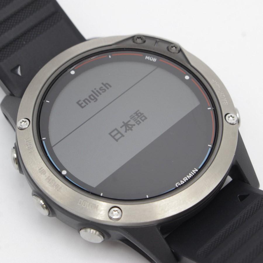 ボーナスストア+5％【美品】GARMIN Quatix 6 Sapphire 010-02158-0B スマートウォッチ ガーミン クアティックス サファイア 本体 |  | 03