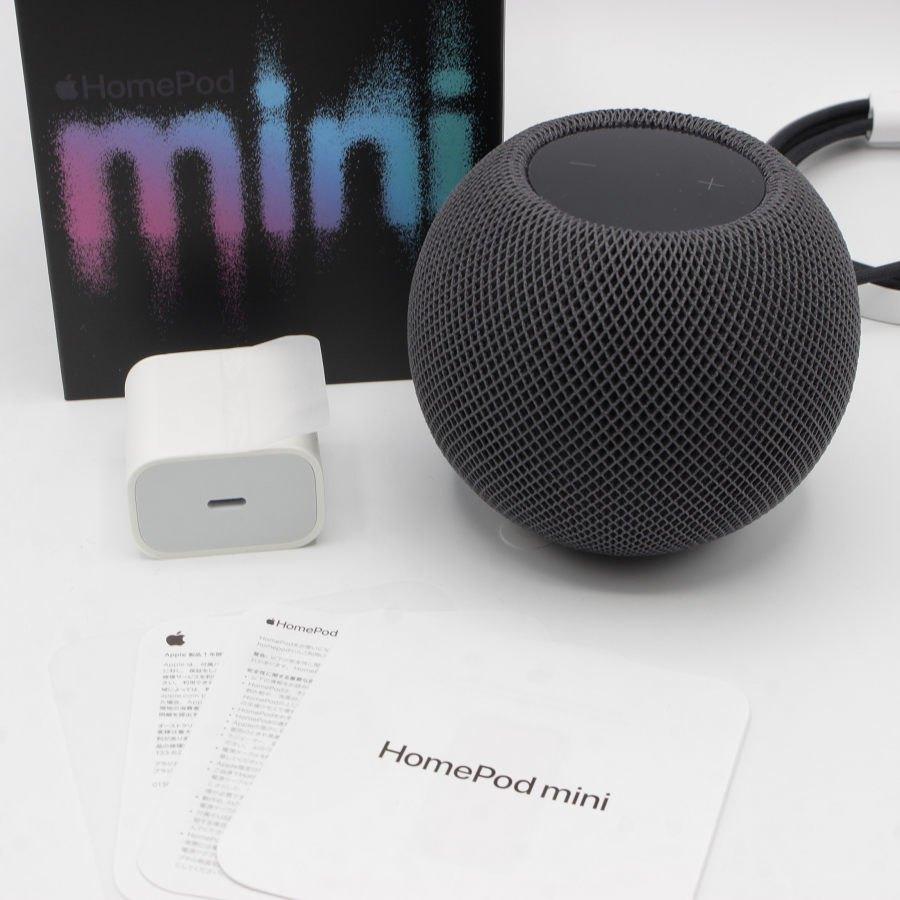 ボーナスストア+5％【美品】Apple HomePod mini MY5G2J/A スペース 