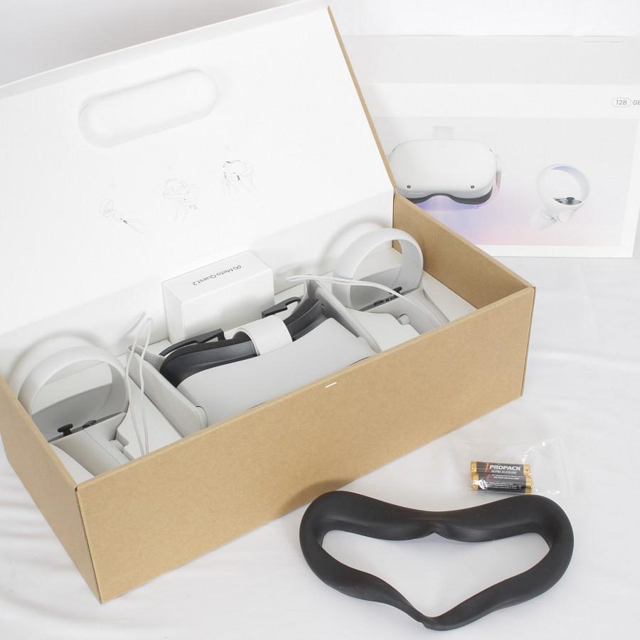 ボーナスストア+5％【美品】Meta Quest 2 128GB VR ヘッドマウント 