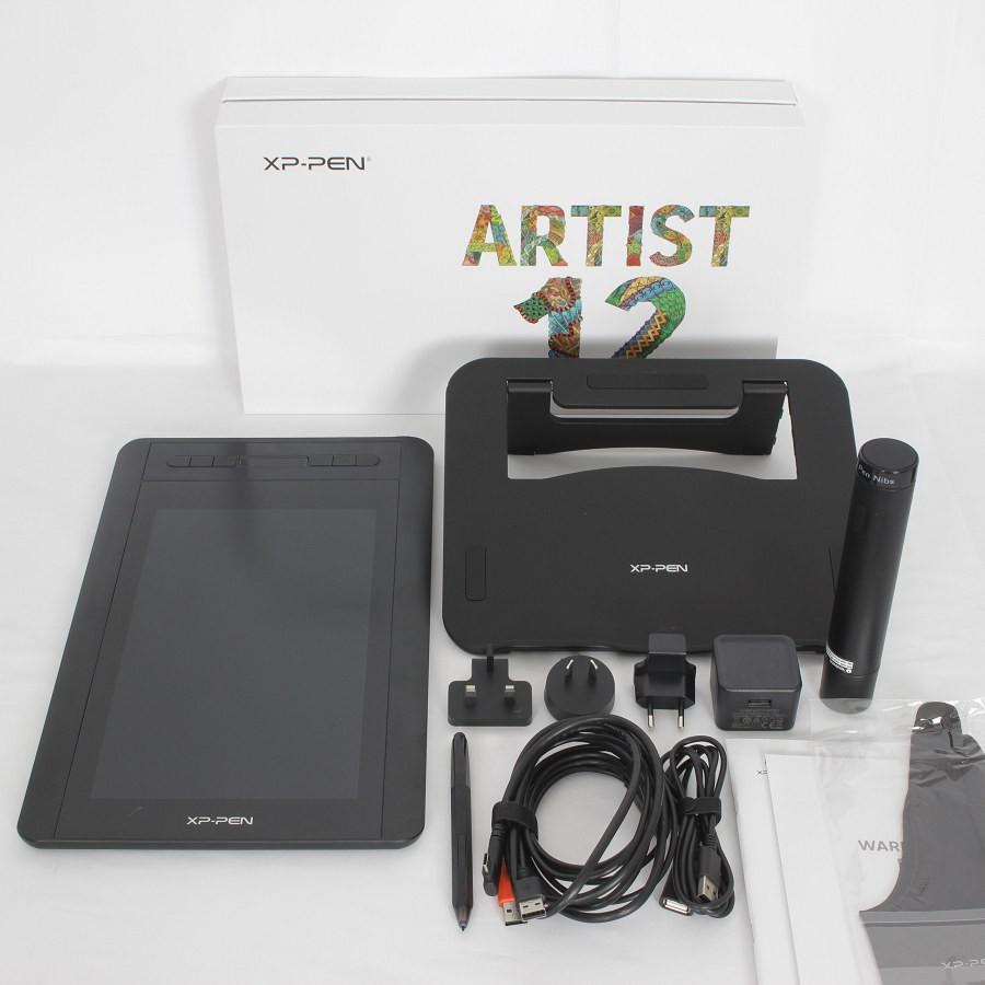 ボーナスストア+5％【美品】XPPen Artist 12 スタンド付き 液タブ IPSディスプレイ 液晶ペンタブレット アーティスト 本体