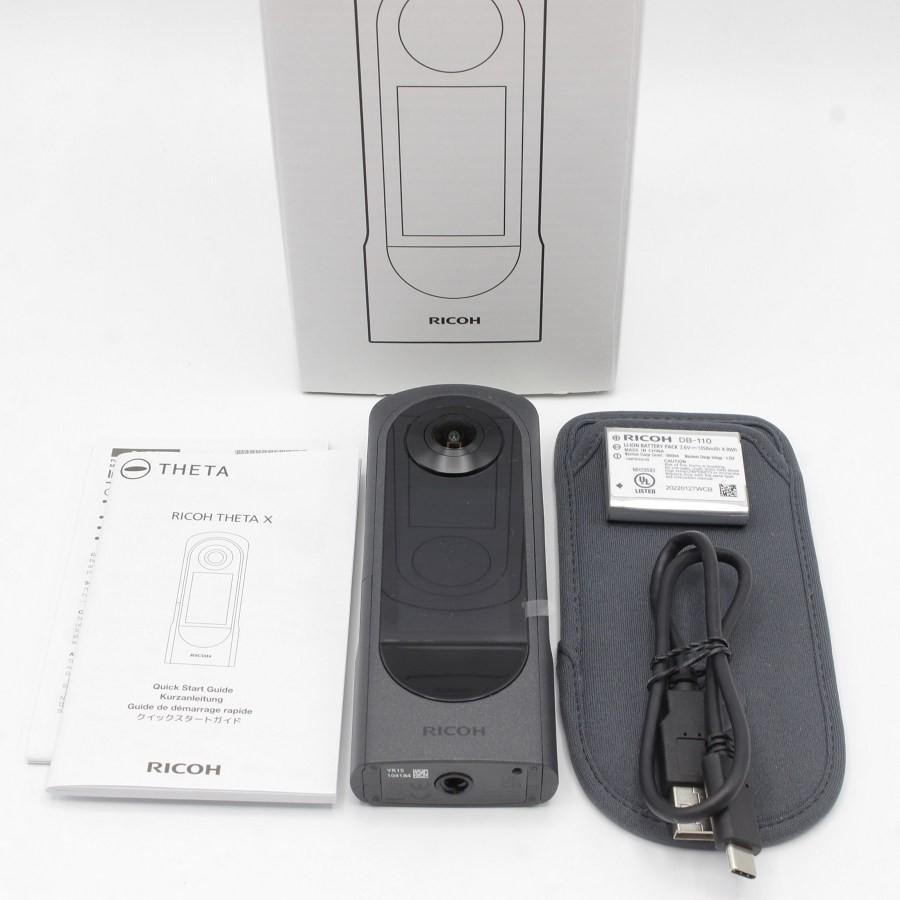 ボーナスストア+5％【美品】リコー THETA X メタリックグレー R04010 