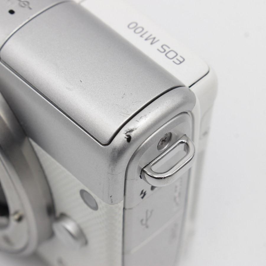 【即購入OK】Canon EOS M100 Wズームキット WH Canon ミラーレス一眼カメラ EOS M100