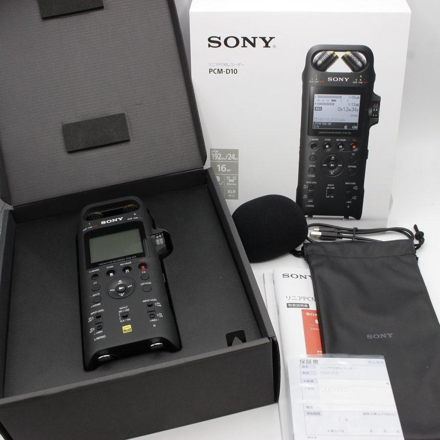 ボーナスストア+5％【美品】SONY PCM-D10 16GB リニアPCMレコーダー 