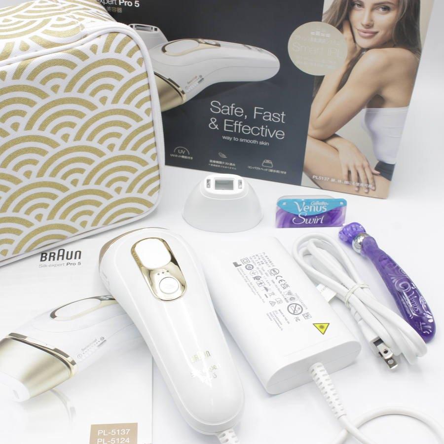 ボーナスストア+5％【美品】ブラウン シルクエキスパート Pro5 PL-5137 脱毛器 BRAUN 本体 | 
