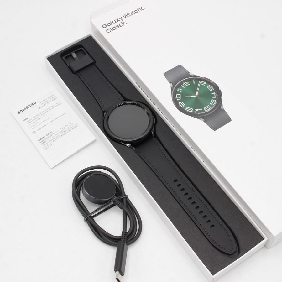 ボーナスストア+5％【美品】SAMSUNG Galaxy Watch6 Classic 47mm SM 