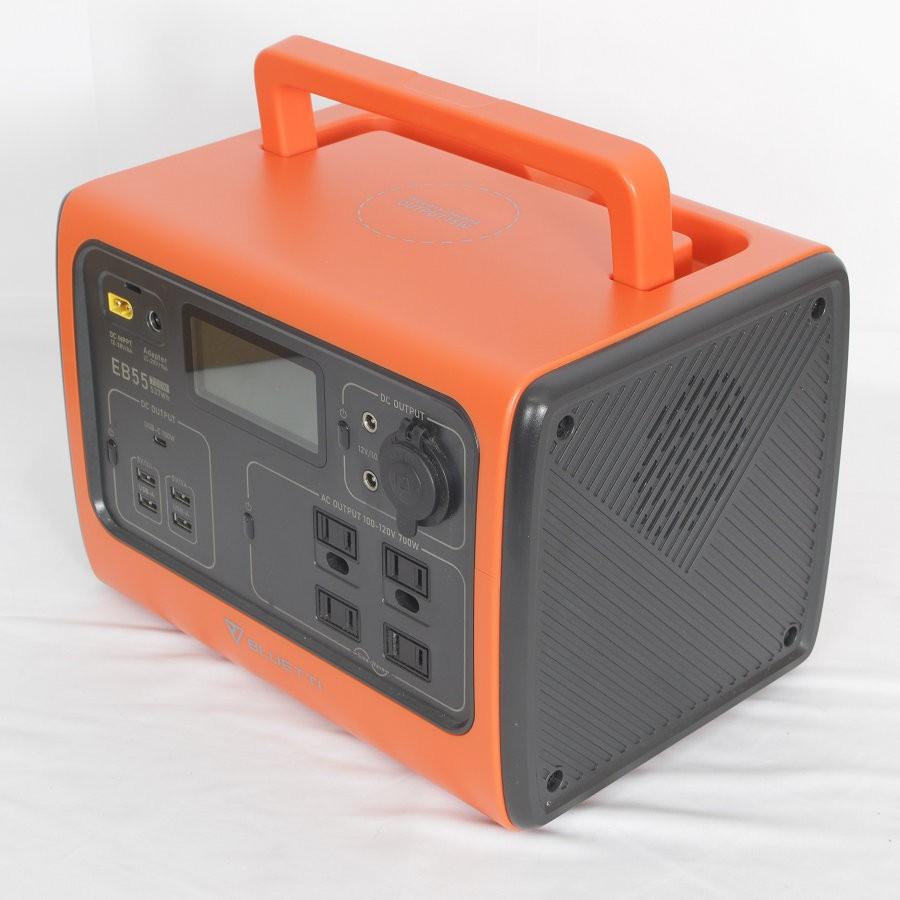 ボーナスストア+5％】BLUETTI EB55 オレンジ 537Wh｜700W 小型