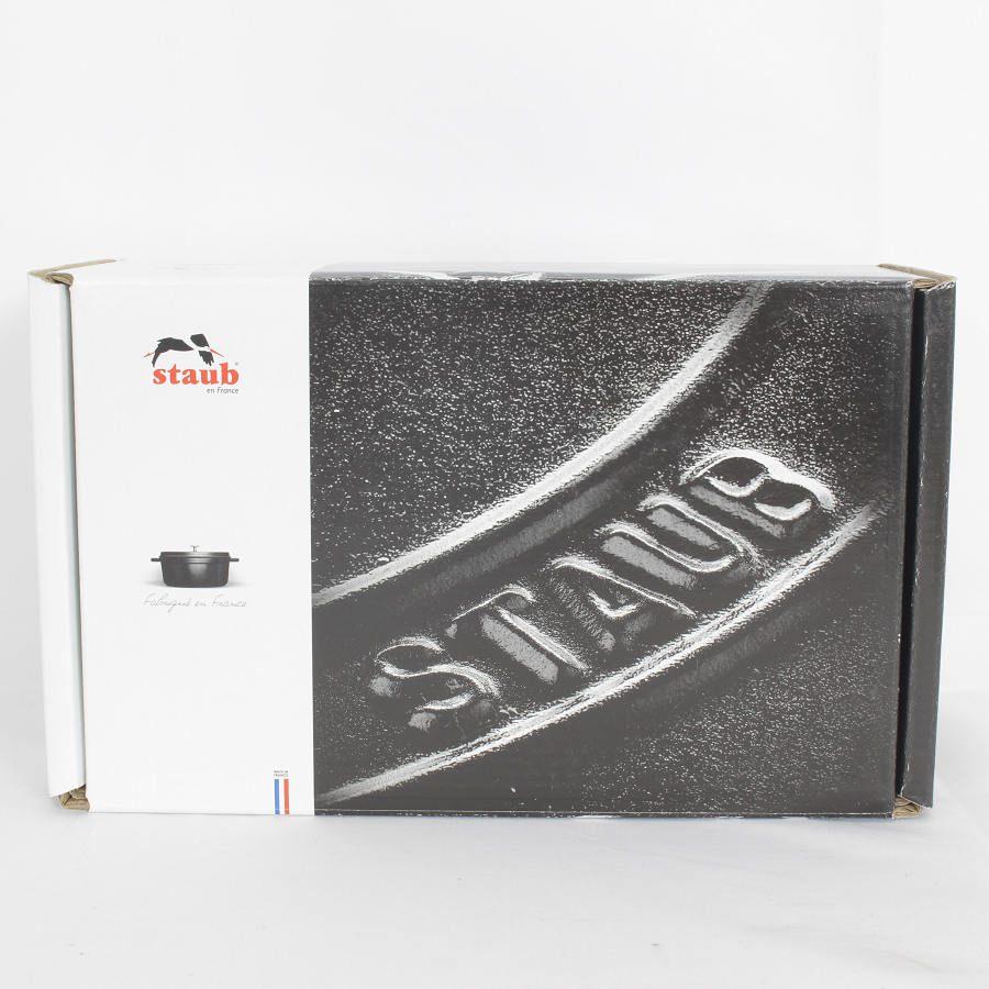 ボーナスストア+5％【新品】ストウブ ココット ラウンド バジルグリーン 14cm 40509-796 ホーロー 両手鍋 本体 |  | 09