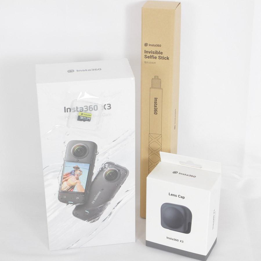 ボーナスストア+5％【未使用】Insta360 X3 スペシャルバンドルセット 