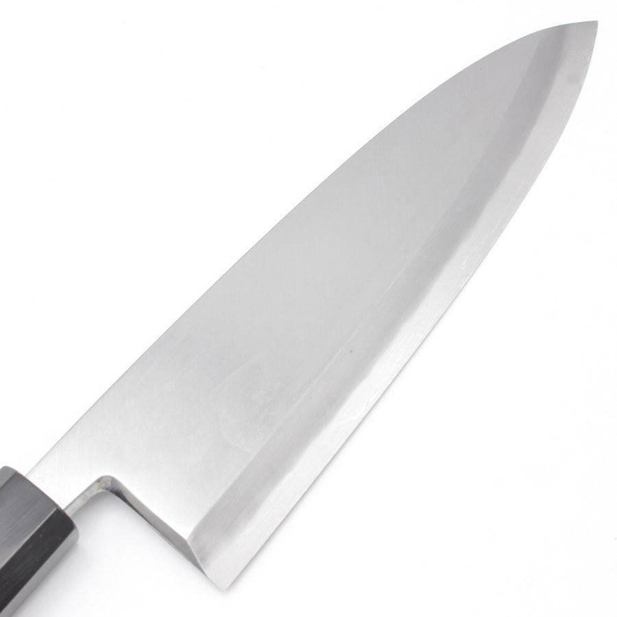 【ボーナスストア+5％】【未使用】源昭忠 賜台覧 出刃包丁 七寸半 八角柄 刃渡り約225mm 和包丁 |  | 02