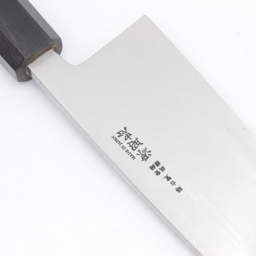 【ボーナスストア+5％】【未使用】源昭忠 賜台覧 出刃包丁 七寸半 八角柄 刃渡り約225mm 和包丁 |  | 07