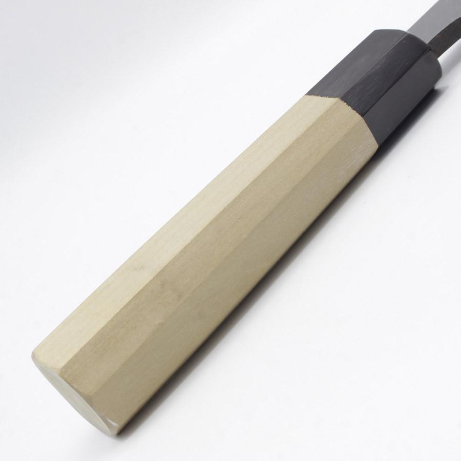 【ボーナスストア+5％】【未使用】源昭忠 白鋼 出刃包丁 八半 八角柄 刃渡り約240mm 和包丁 |  | 01