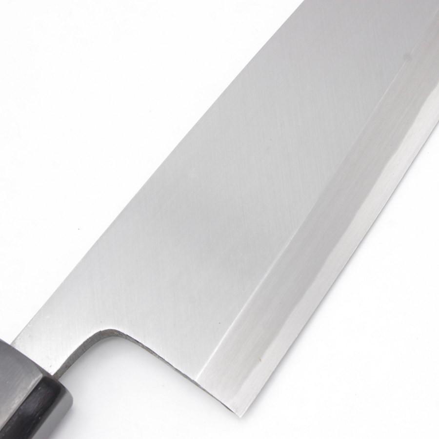 【ボーナスストア+5％】【未使用】源昭忠 白鋼 出刃包丁 八半 八角柄 刃渡り約240mm 和包丁 |  | 03