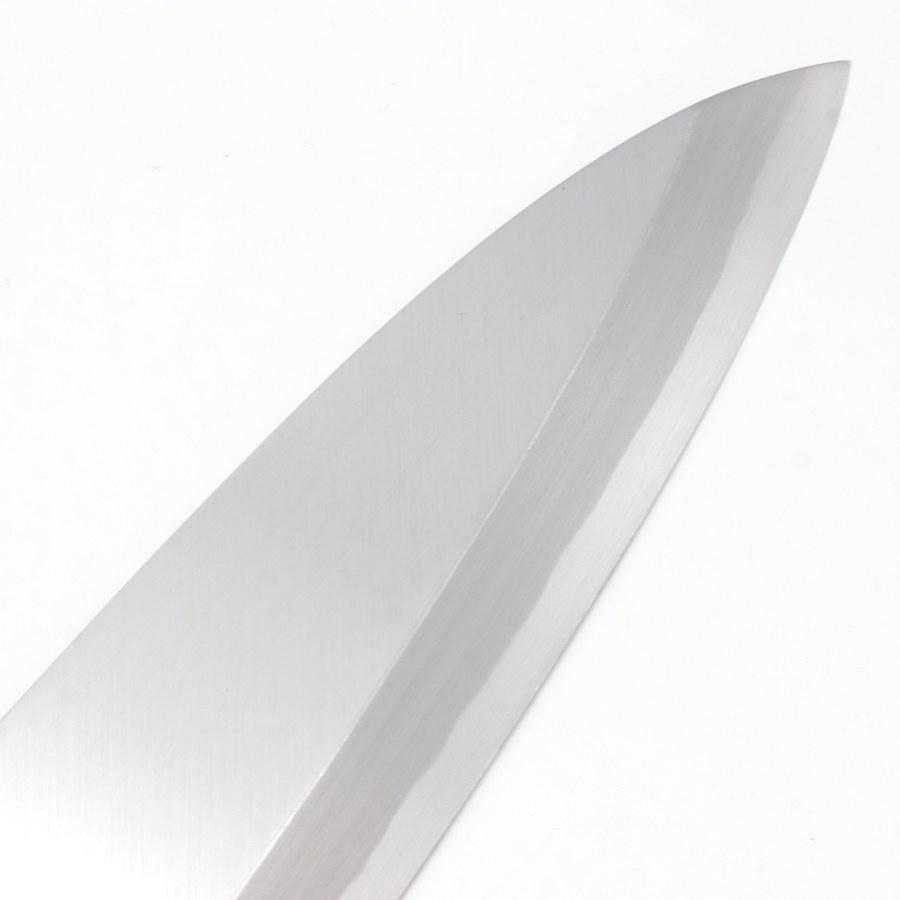 【ボーナスストア+5％】【未使用】源昭忠 白鋼 出刃包丁 八半 八角柄 刃渡り約240mm 和包丁 |  | 04