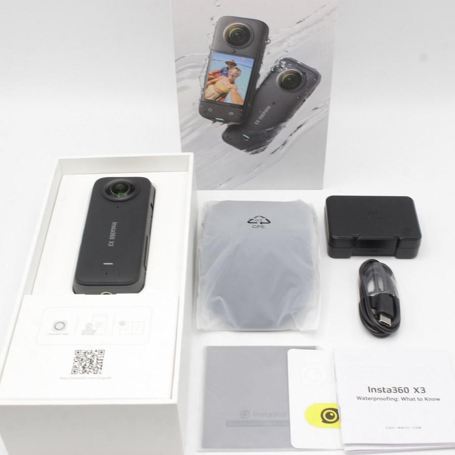 ボーナスストア+5％【美品】Insta360 X3 CINSAAQ/B 予備バッテリー付き 