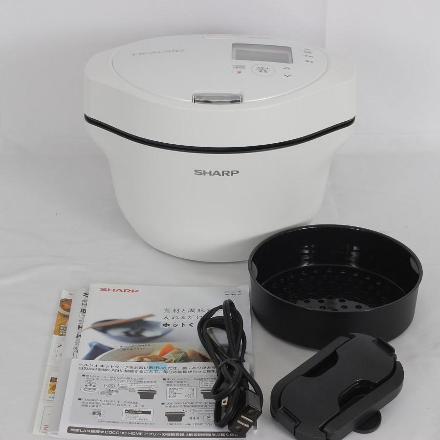 ボーナスストア+5％【美品】シャープ ヘルシオ ホットクック KN-HW16G 