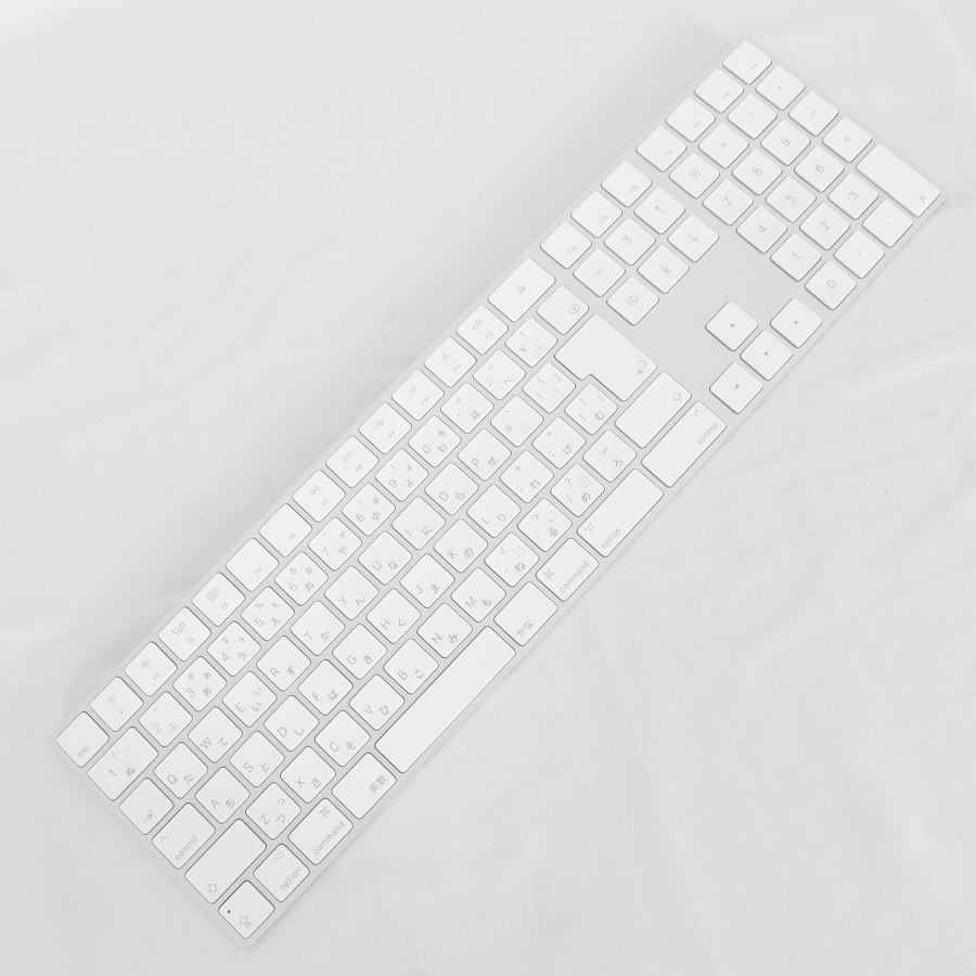 ボーナスストア+5％【美品】Apple Magic Keyboard MQ052J/A シルバー テンキー付き JIS マジックキーボード アップル 本体｜refun｜02