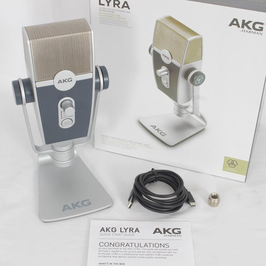 ボーナスストア+5%【美品】AKG LYRA C44-USB コンデンサー ボーナスストア+5%【美品】AKG LYRA C44-USB コンデンサー