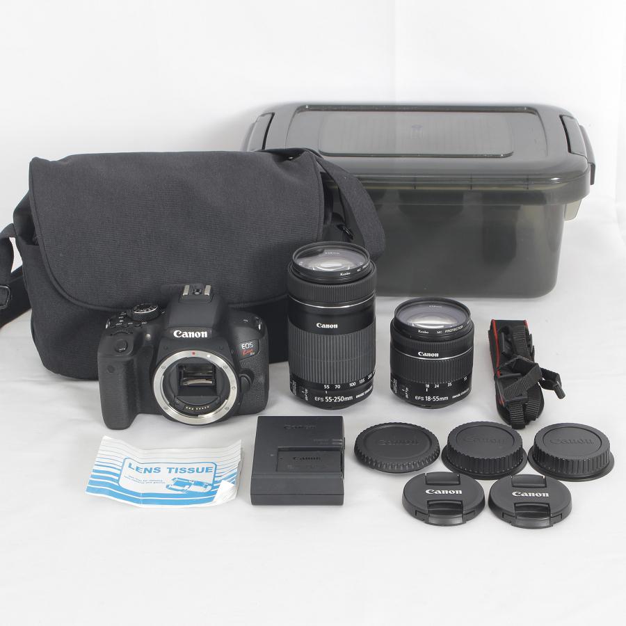 ボーナスストア+5％【美品】Canon EOS Kiss X9i ダブルズームキット デジタル一眼レフカメラ EOSKISSX9I-WKIT キヤノン 本体 | 