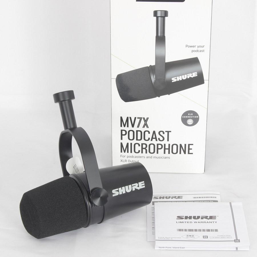 配信機器・PA機器・レコーディング機器 MV7X SHURE、ポッドキャストマイクロホン「MV7X」を発表！ – DTMers