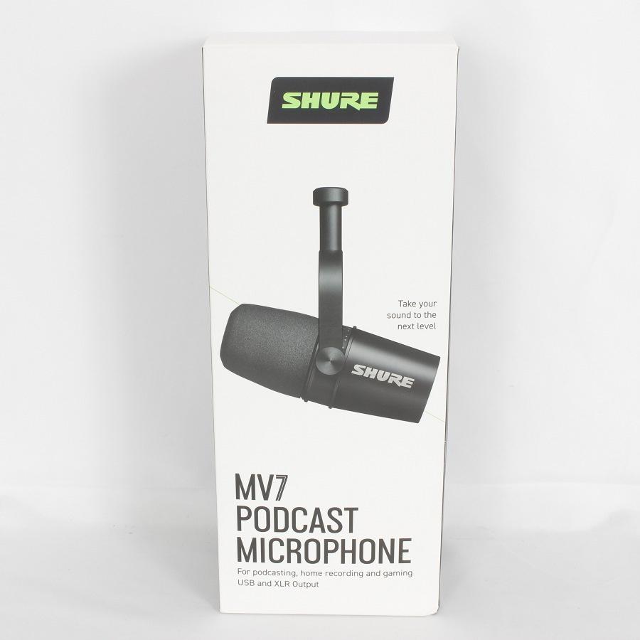 【美品】Shure シュア MV7-K-BNDL ダイナミックマイク MOTIV Amazon | SHURE シュア MV7 ポッドキャストキット : ダイナミック