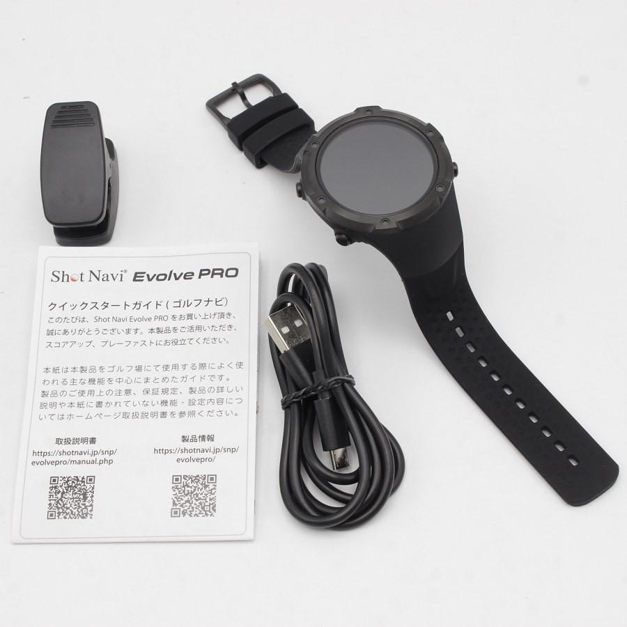 ボーナスストア+5％【美品】ShotNavi Evolve PRO ブラック 