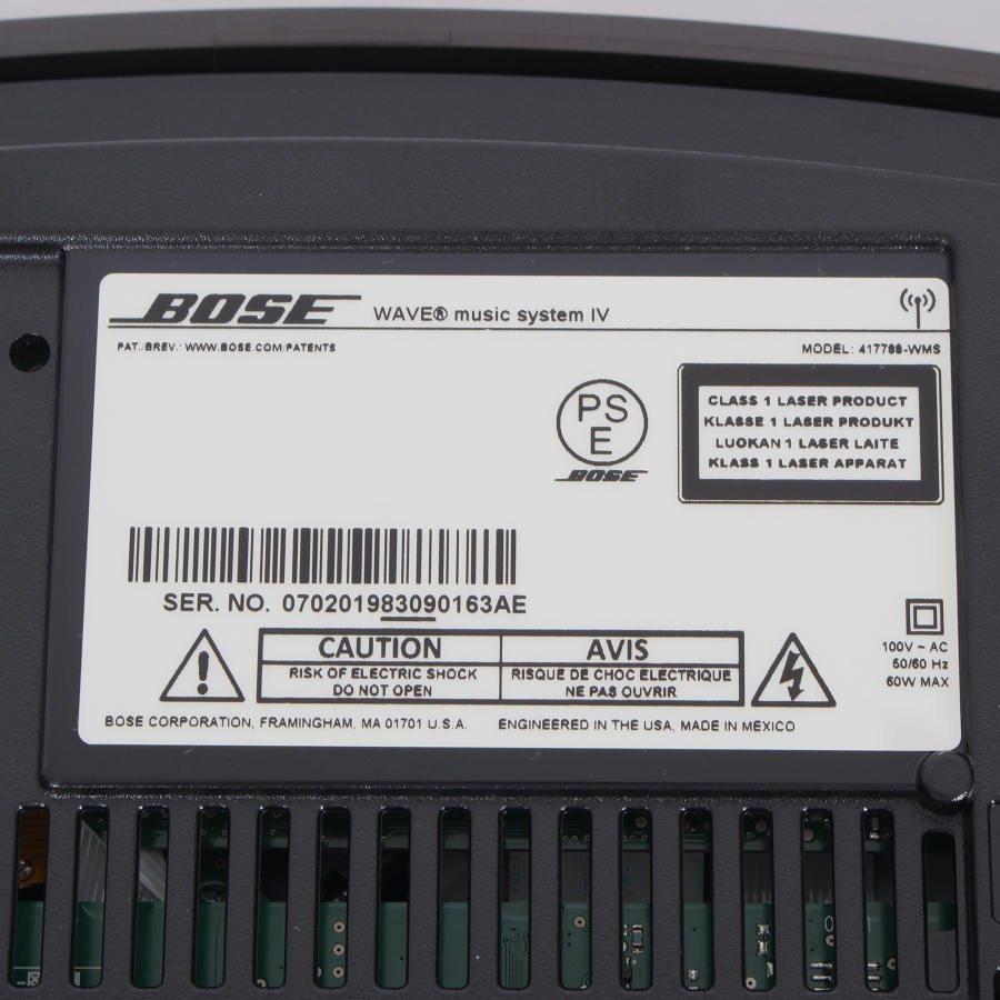 ボーナスストア+5％【美品】BOSE Wave SoundTouch music system IV  