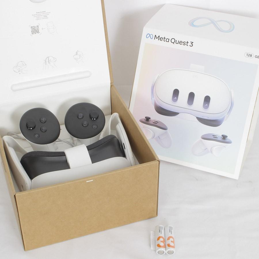 ボーナスストア+5％【美品】Meta Quest 3 128GB VR ヘッドマウント 