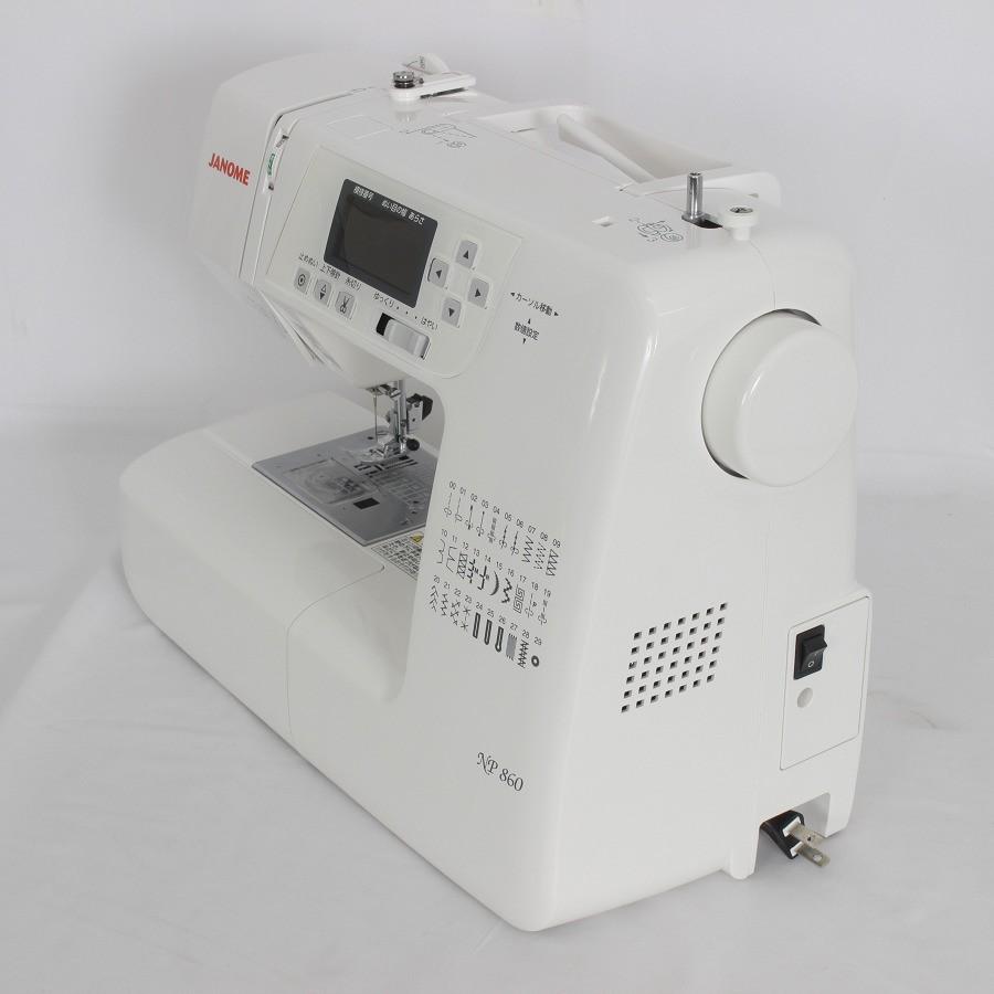 ボーナスストア+5％【美品】ジャノメ NP860 コンピュータミシン 別売り 