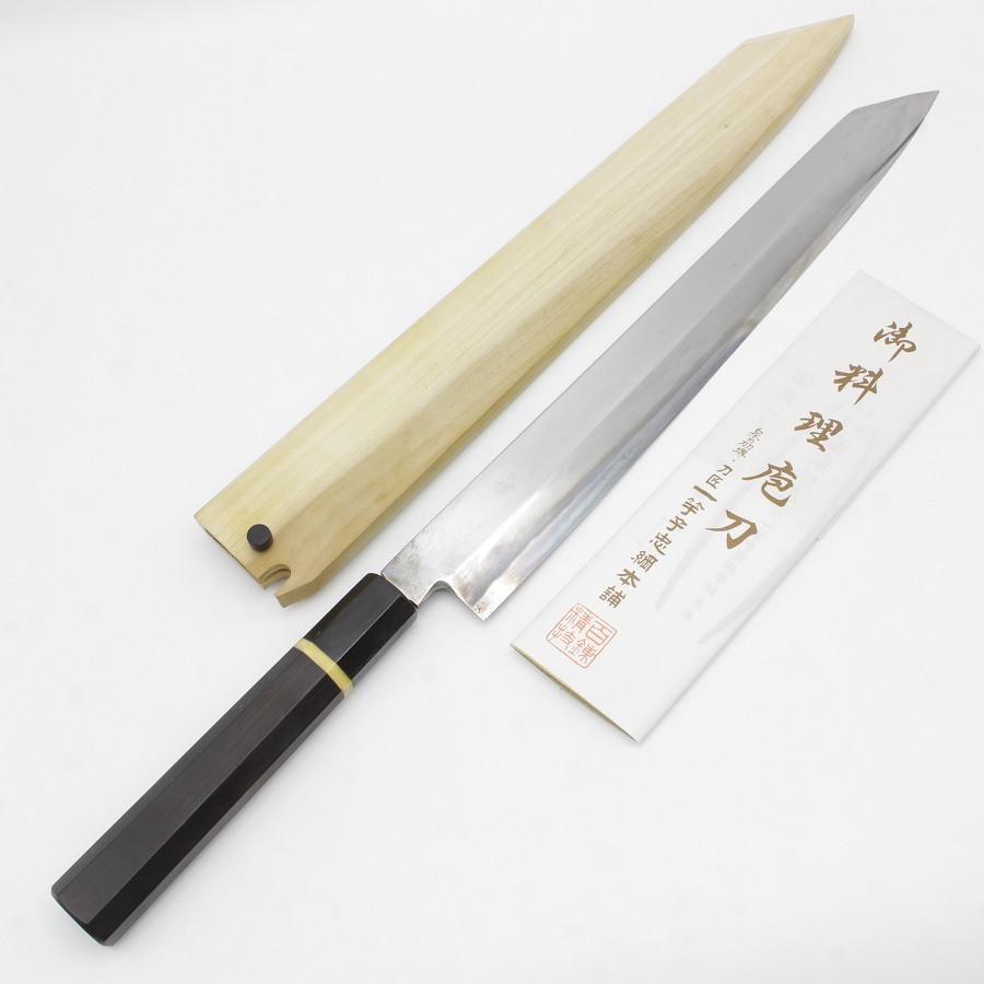 ボーナスストア+5%】一竿子忠綱 特別打 切付包丁 一尺 八角黒檀 ボーナスストア+5%】一竿子忠綱 特別打 切付包丁 一尺 八角黒檀