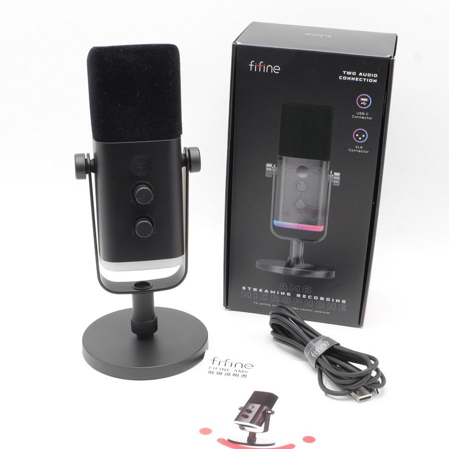 ボーナスストア+5％【美品】FIFINE AM8 USBダイナミックマイク