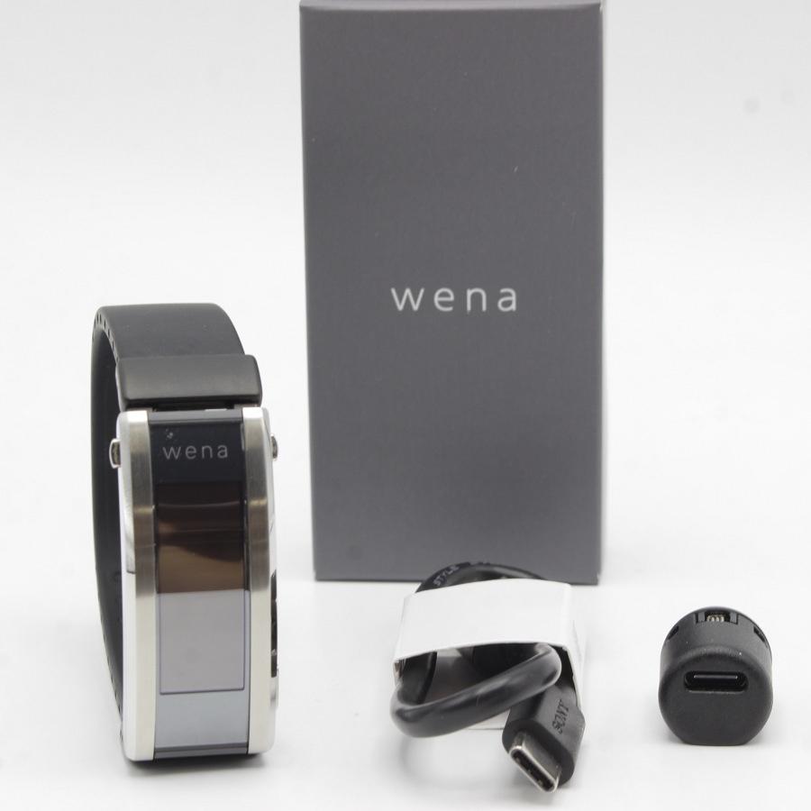 ボーナスストア+5％【美品】SONY wena 3 rubber WNW-A21A/B スマート  