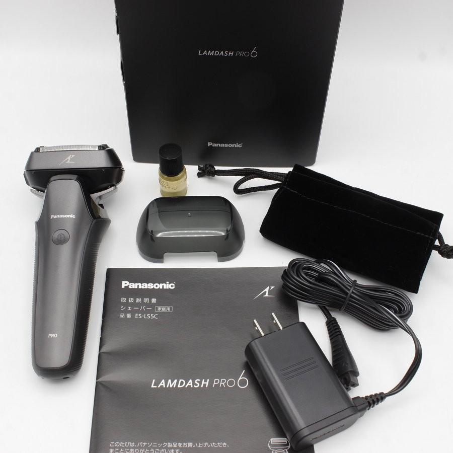 【ボーナスストア+5％】パナソニック ラムダッシュPRO ES-LS5C-K クラフトブラック メンズシェーバー リニアモーター6枚刃 本体 | 