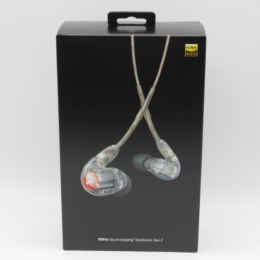 ジャンク SHURE se846 クリア 第一世代 イヤホン 箱付き 付属品