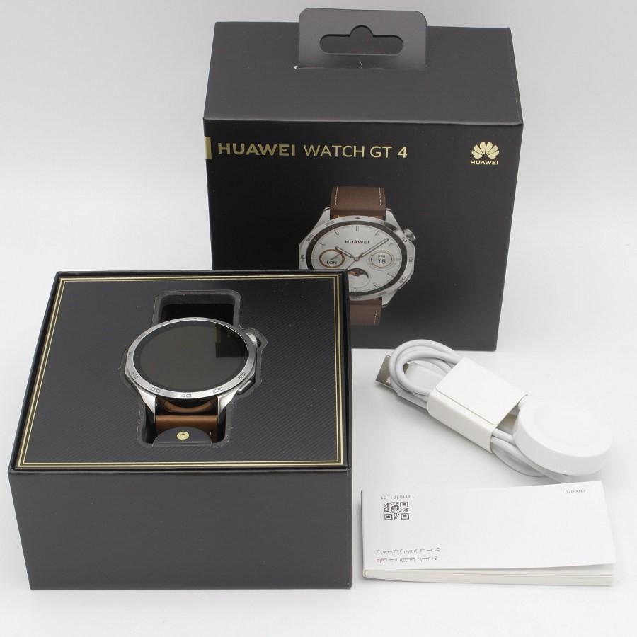 Huawei / スマートウォッチ/デジタル/レザー/ブラウン/46㎜/PNX-B19 ボーナスストア+5％】HUAWEI WATCH GT4 46mm PNX-B19 ブラウン