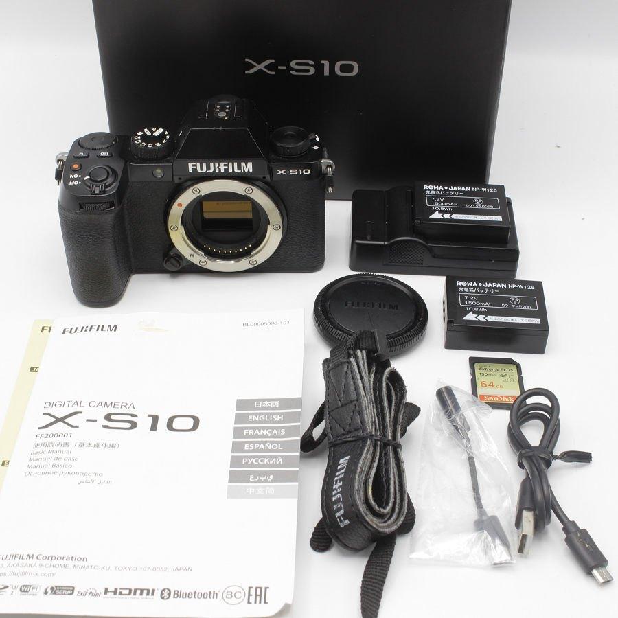ボーナスストア+5％】富士フイルム X-S10 ボディ APS-Cサイズ ミラー 