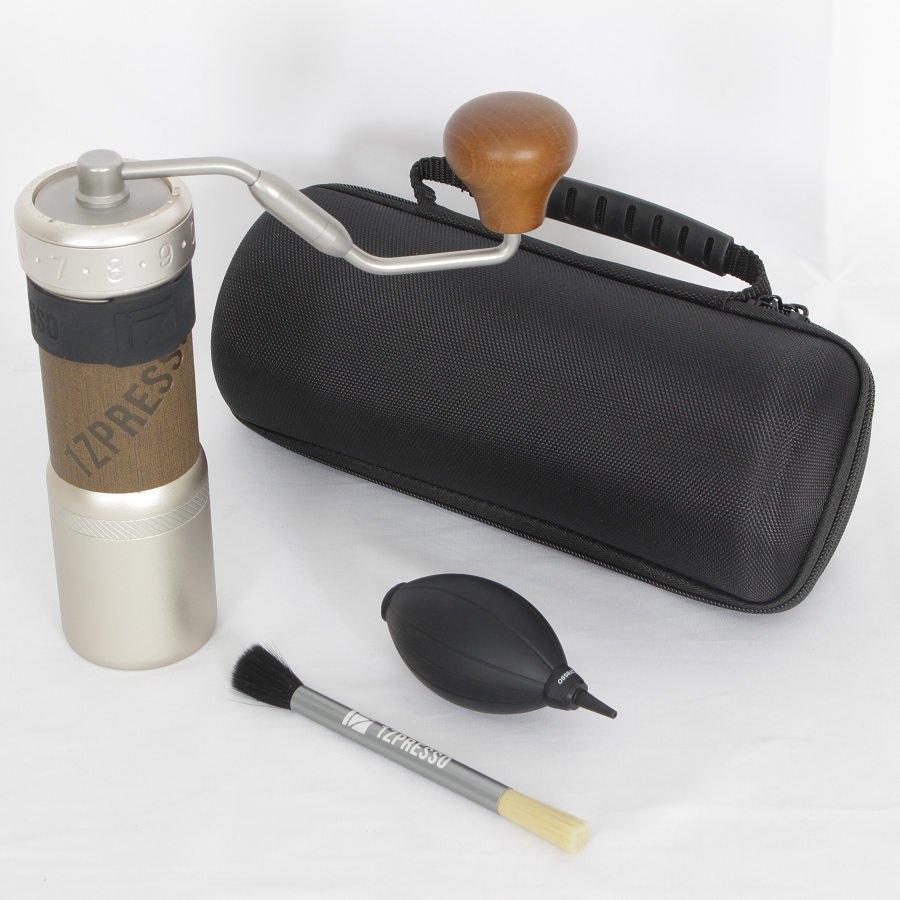 ボーナスストア+5％【美品】1Zpresso K-Ultra シルバー 手挽きコーヒー 