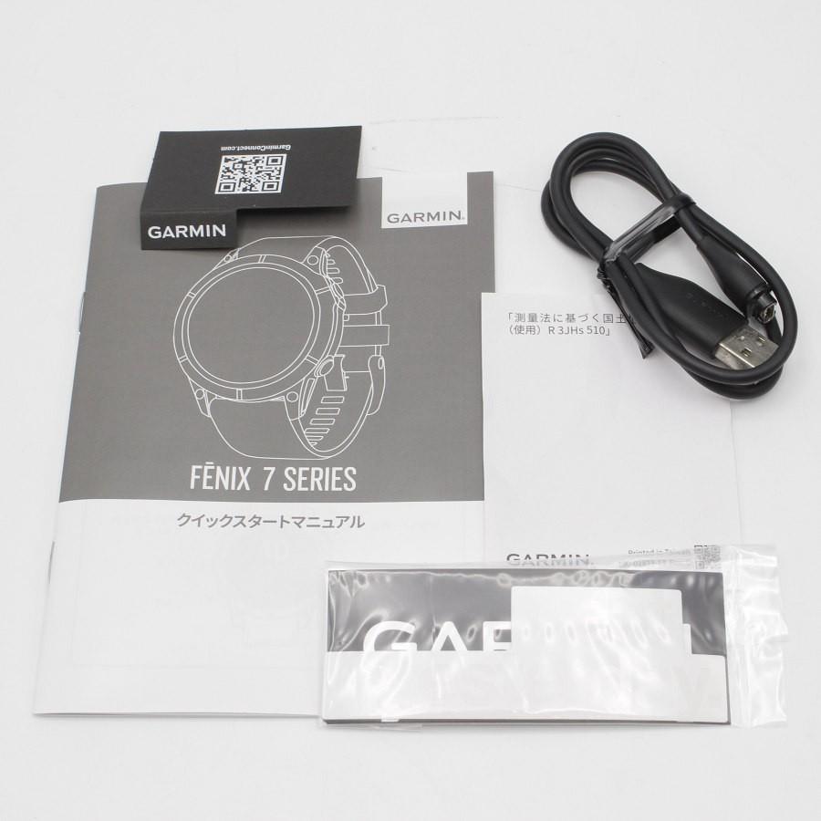 ボーナスストア+5％【美品】GARMIN fenix 7X Sapphire Dual Power Ti Carbon Gray DLC / Carbon Gray DLC Vented Titanium Band 010-02541-47 スマートウォッチ |  | 11
