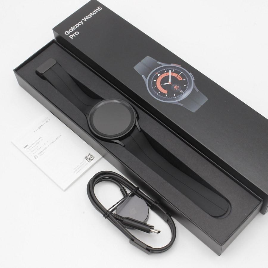 ボーナスストア+5％【美品】SAMSUNG Galaxy Watch5 Pro 45mm SM  
