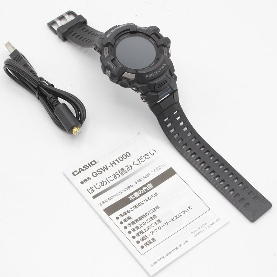 ボーナスストア+5％【美品】G-SHOCK G-SQUAD PRO GSW-H1000-1JR 腕時計  