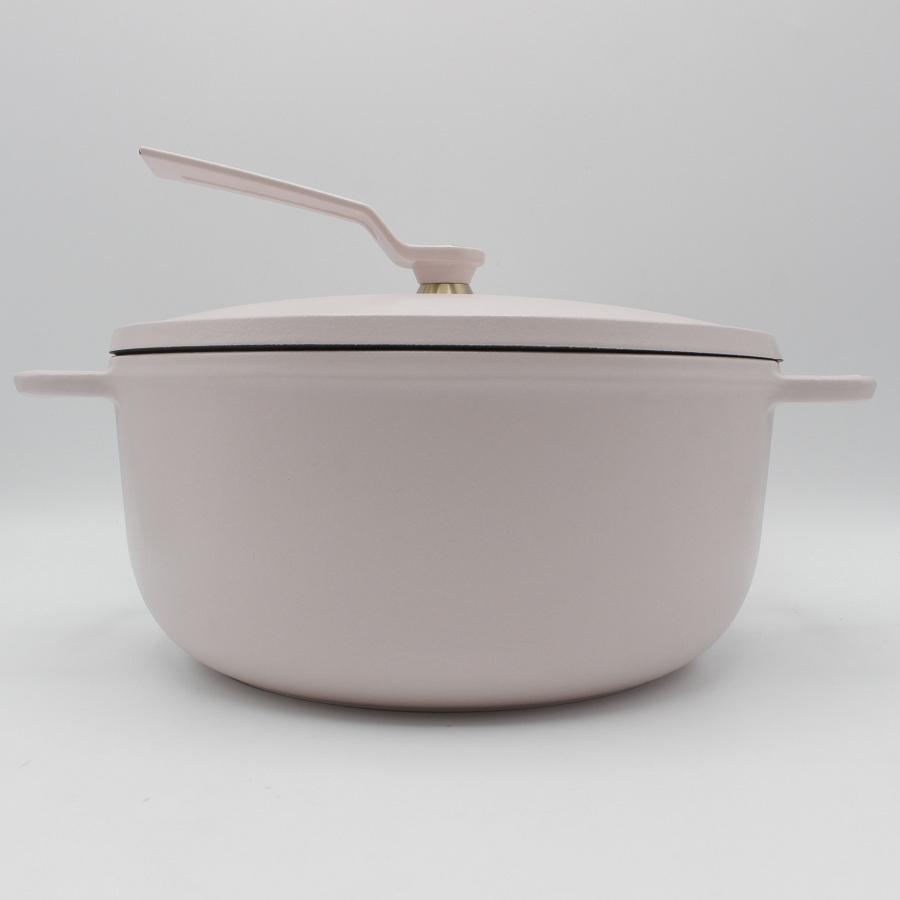 ボーナスストア+5％【美品】バーミキュラ オーブンポット2 22cm OP2R22S-PK マットクラウドピンク セルフスタンディングリッド ホーロー 両手鍋 本体 |  | 02