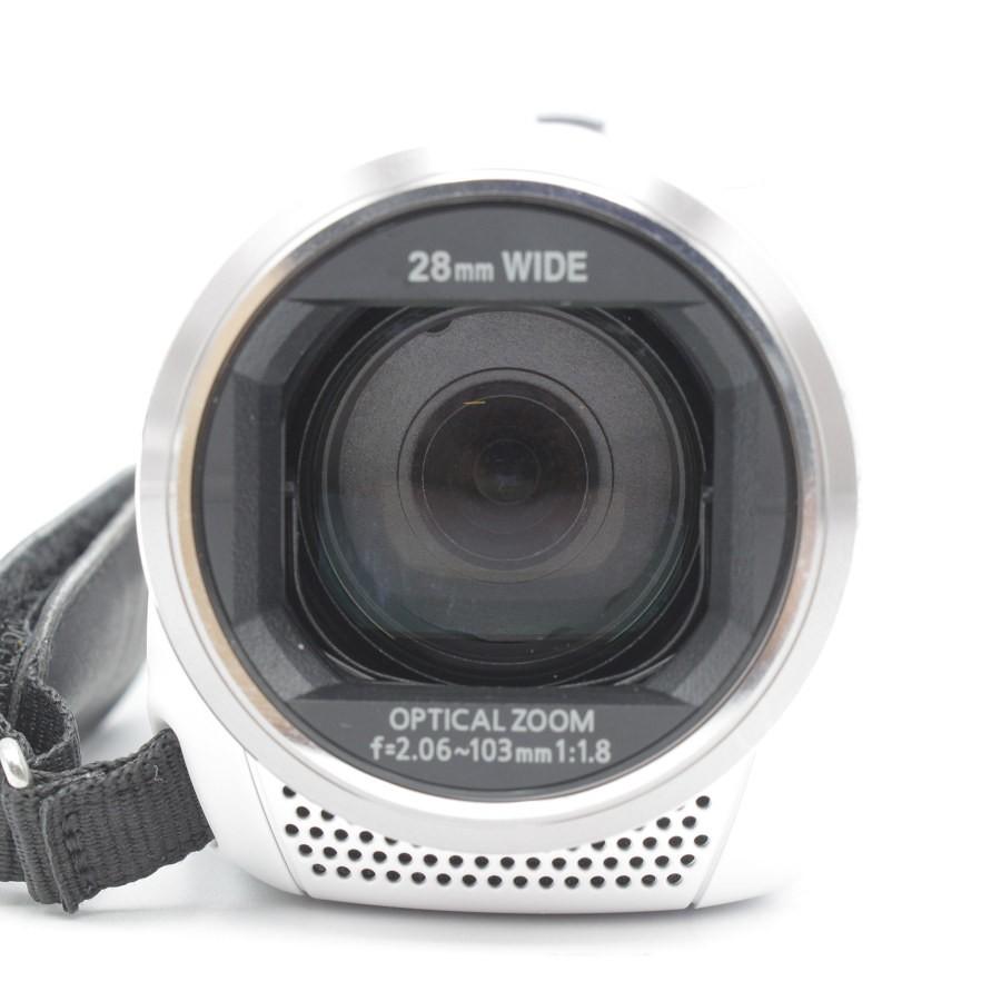 ボーナスストア+5％【美品】パナソニック HC-V480MS-W ホワイト 予備