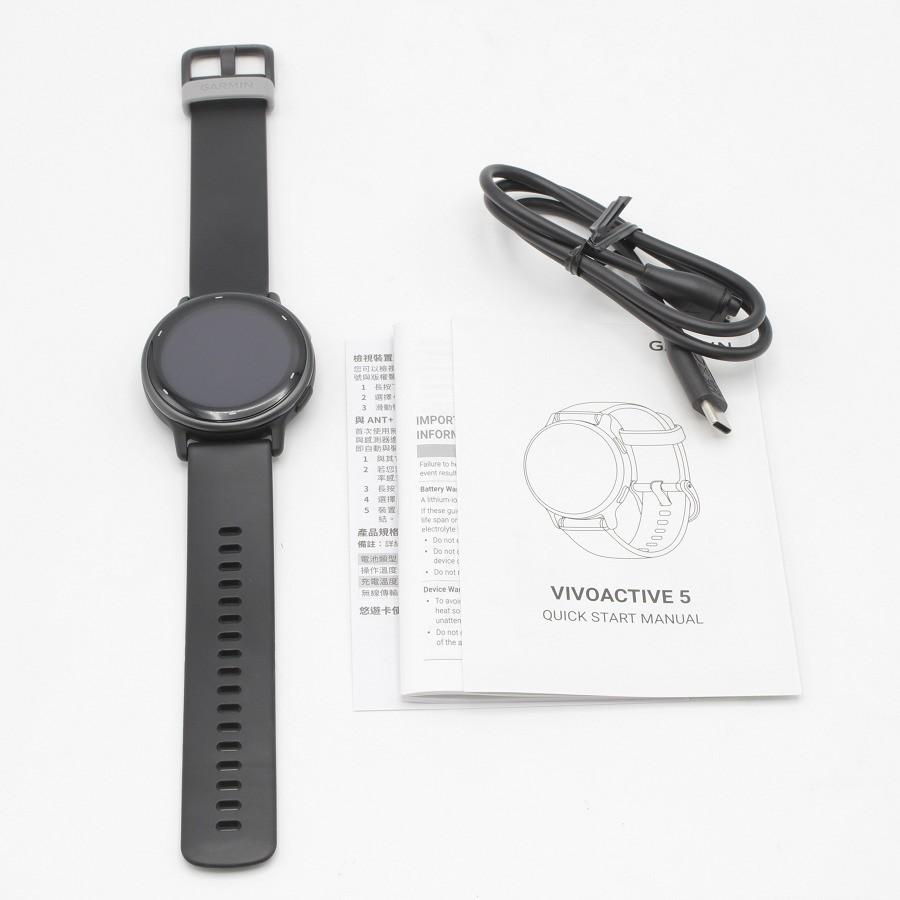ボーナスストア+5％【美品】GARMIN vivoactive 5 010-02862-40 Black  